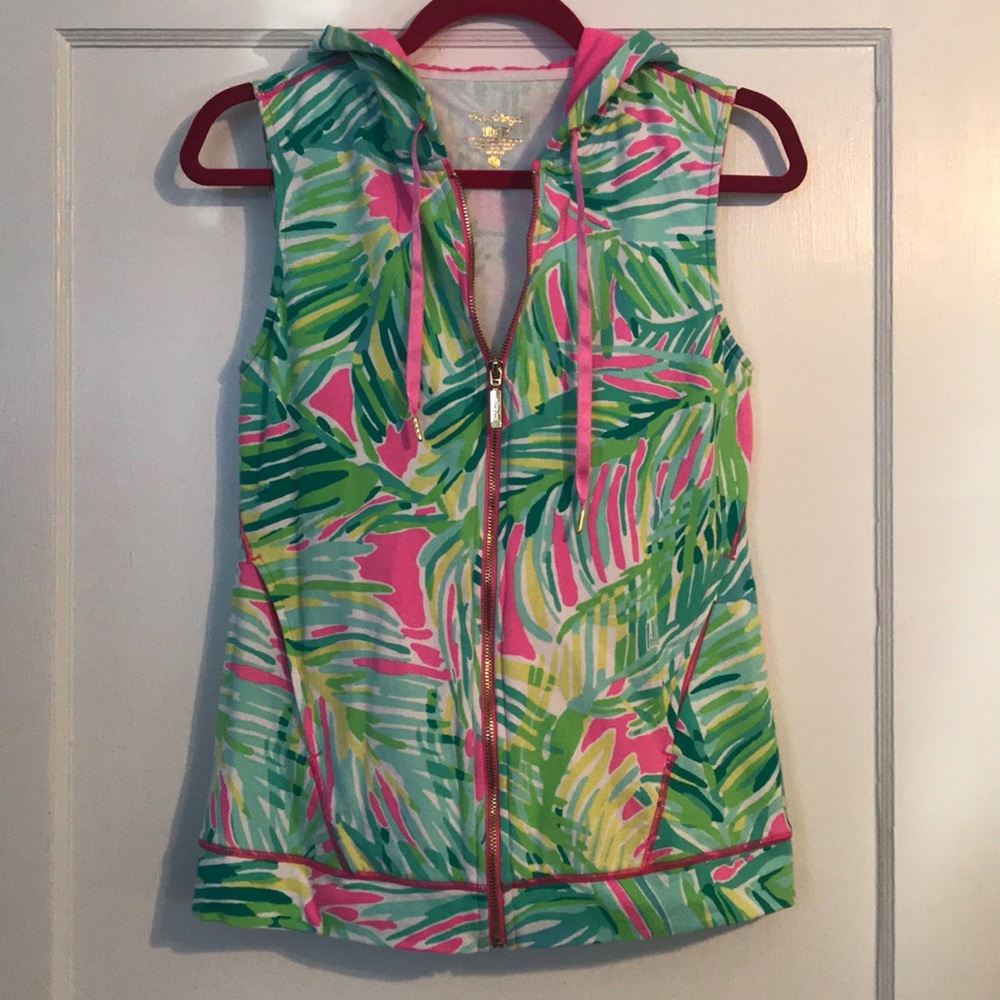 Lilly Pulitzer Luxletic Hooded Vest